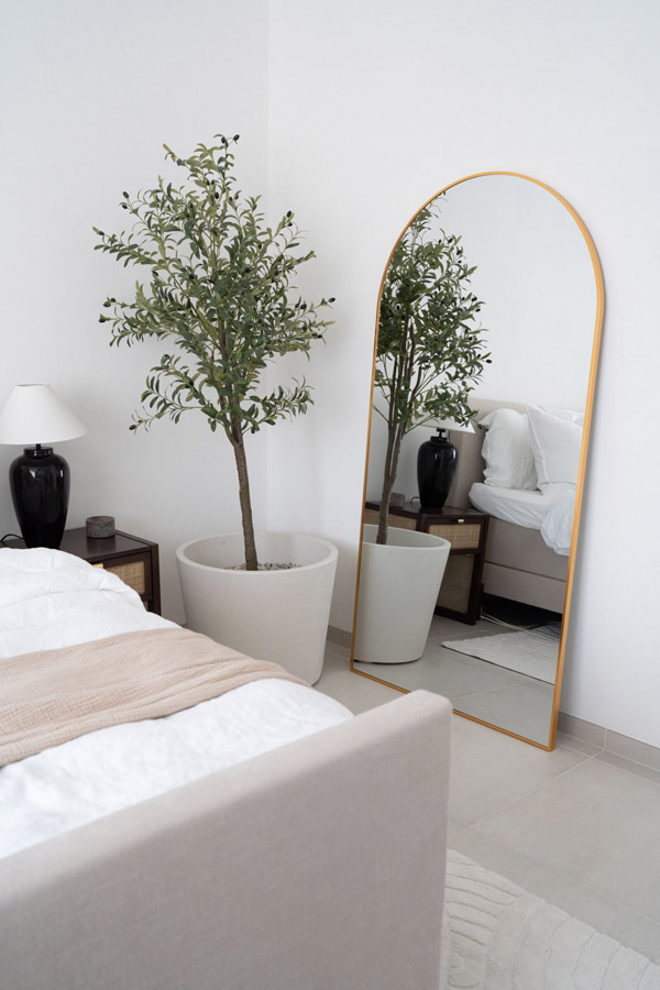 L’Arche by Detay | Large arched mirror | Scandinavian style | 180 x 100 cm | Black or Gold frame