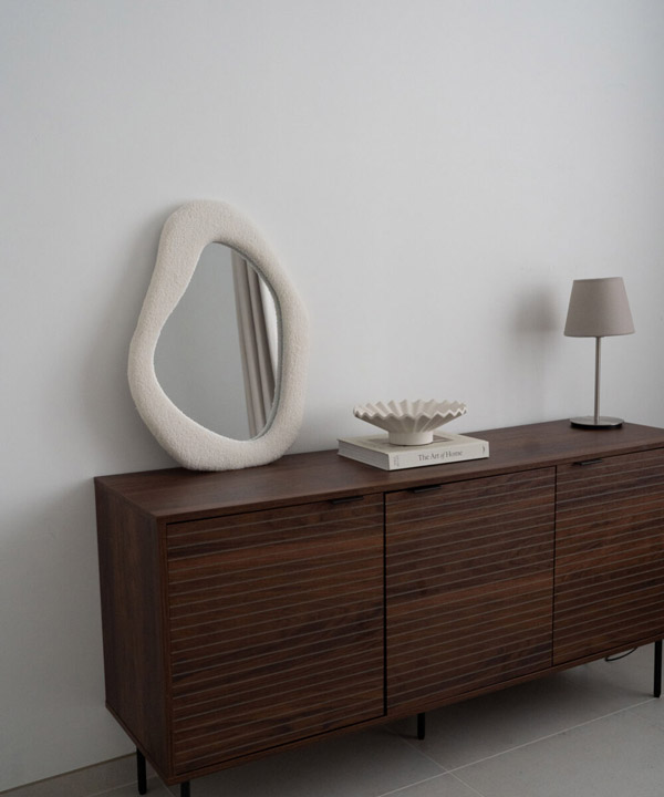 Paola By Detay | Curly mirror | Scandinavian Style | 46.5 x 61 cm