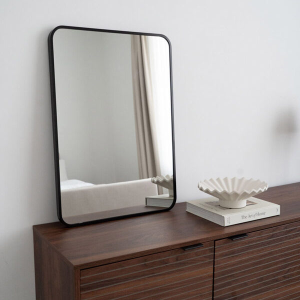 Le Petit Rectangle By Detay | Rectangular Mirror | Scandinavian Style | 70 x 50 cm | Black Or Gold Frame