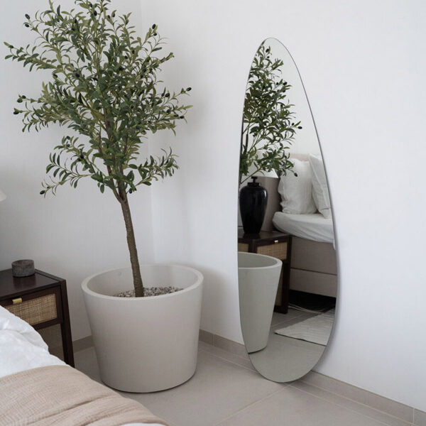 Le Grand Organique By Detay | Grand Miroir Organique | Style Scandinave | 160 X 57 cm | Sans Bordure