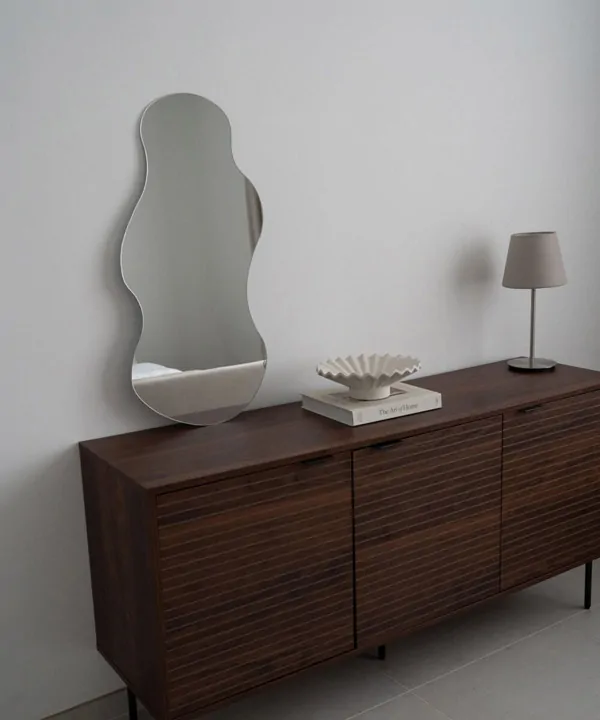 L’Organique By Detay | Organische Spiegel | Scandinavische Stijl | 40 x 80 cm | Zonder Rand