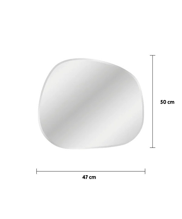 L'Archibald By Detay | Atypical Mirror | Scandinavian Style | 47 x 50 cm | Multiple Sizes Available - Image 5